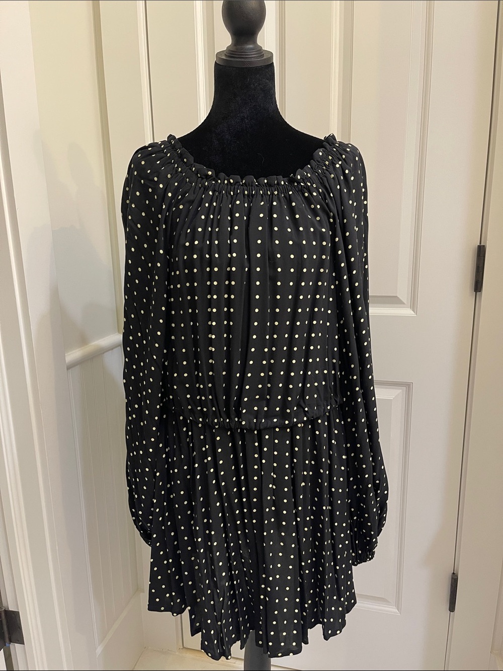 Rotate Birger Christianson Carly  Polka Dot Dress Size S Like New